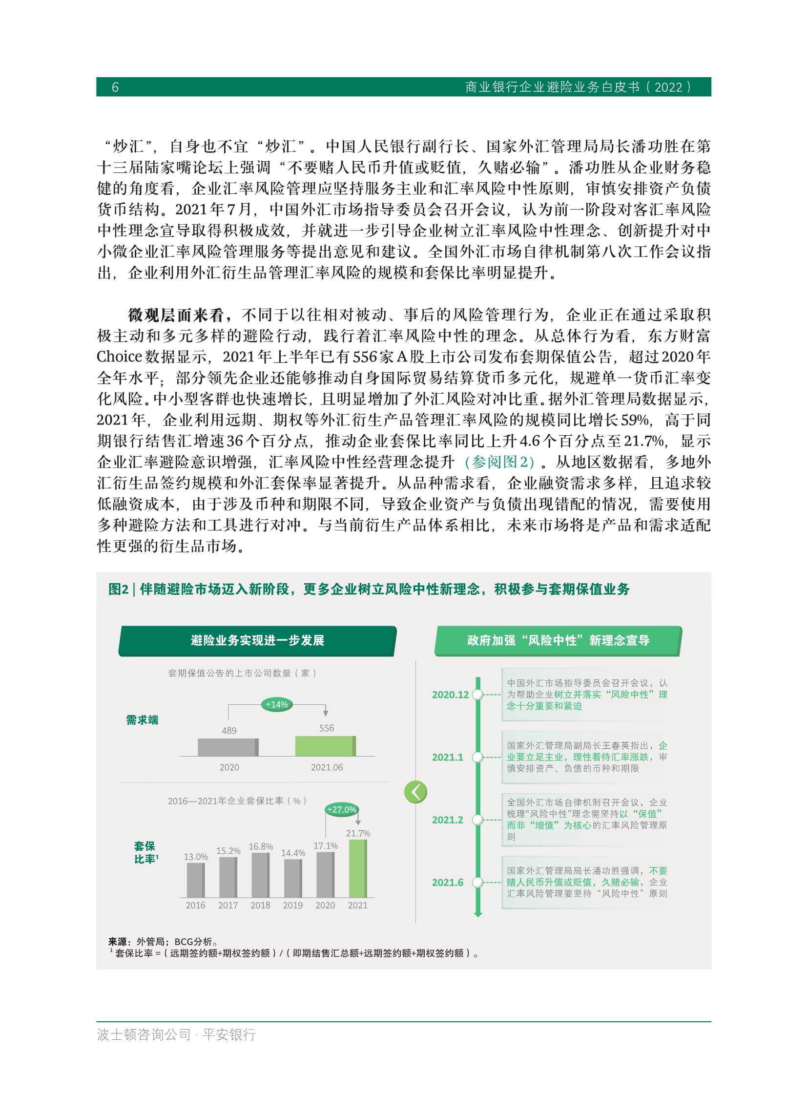 BCG&平安银行：商业银行企业避险业务白皮书2022