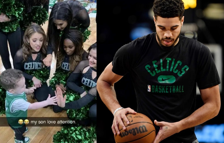 19歲有哪些nba球星當爹（塔圖姆緋聞女友爆照，顏值身材滿分！NBA又一花心男，19歲當爹）