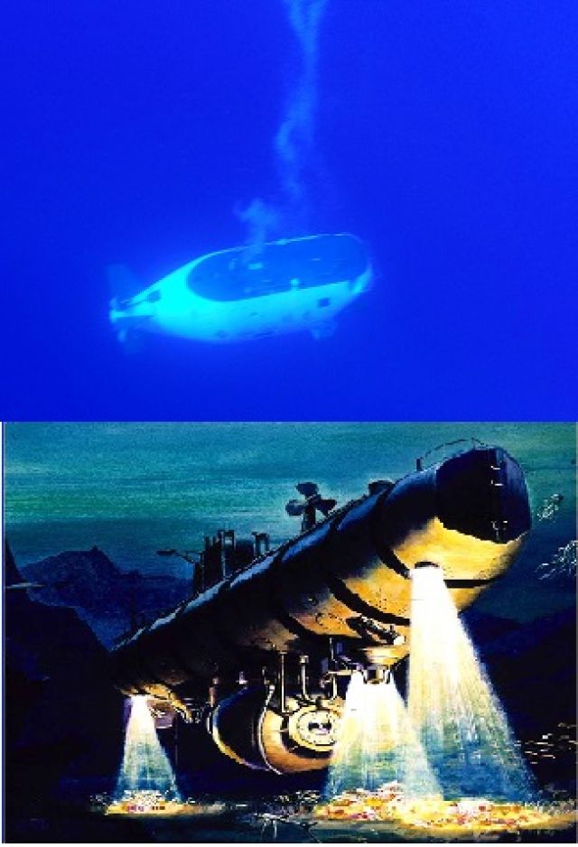 尼摩船长的潜水艇图片