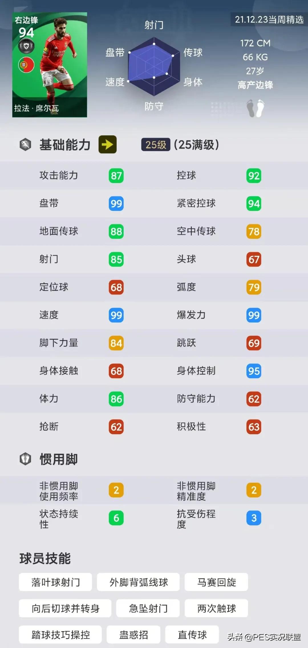 实况足球2.17周精选简析(小哈维领衔！实况足球国服升级后第二批周精选简析)