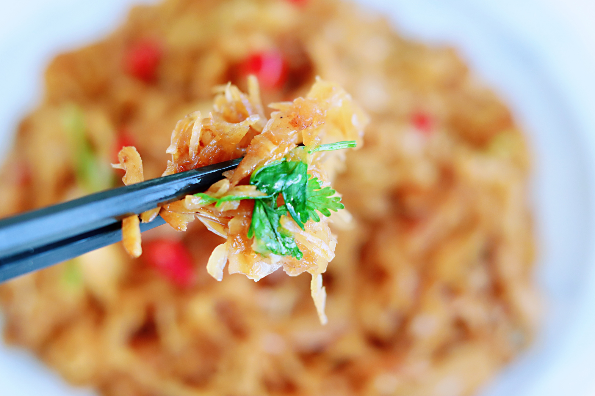 图片[1]-【酸菜炒肉丝】做法步骤图 开胃健食促消化-起舞食谱网