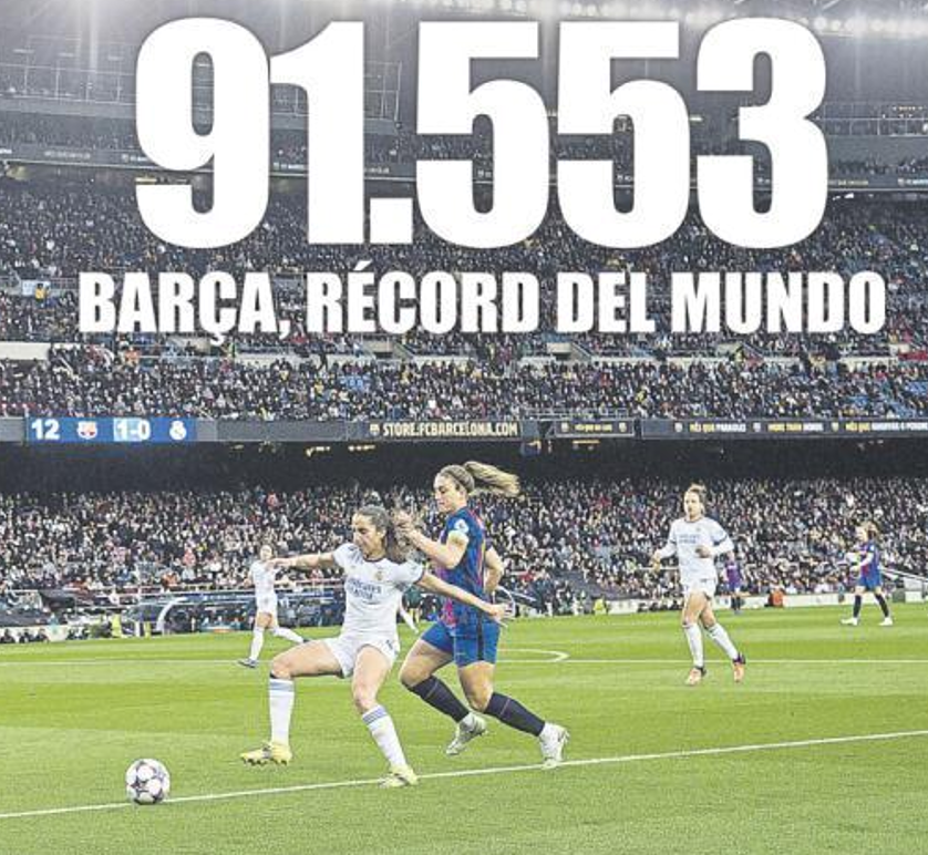 印象最深的就是三杀皇马那场比赛（91553人见证！巴萨女足1-2落后，5-2逆转，18天三杀皇马，创纪录）-华海博客