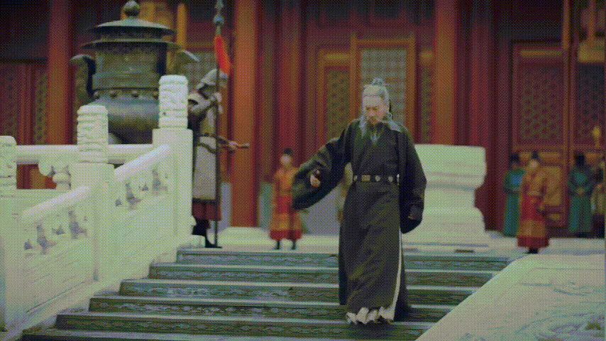 山河月明：汤和辞行离宫，步伐坚定决绝，网友：像极我下班的样子