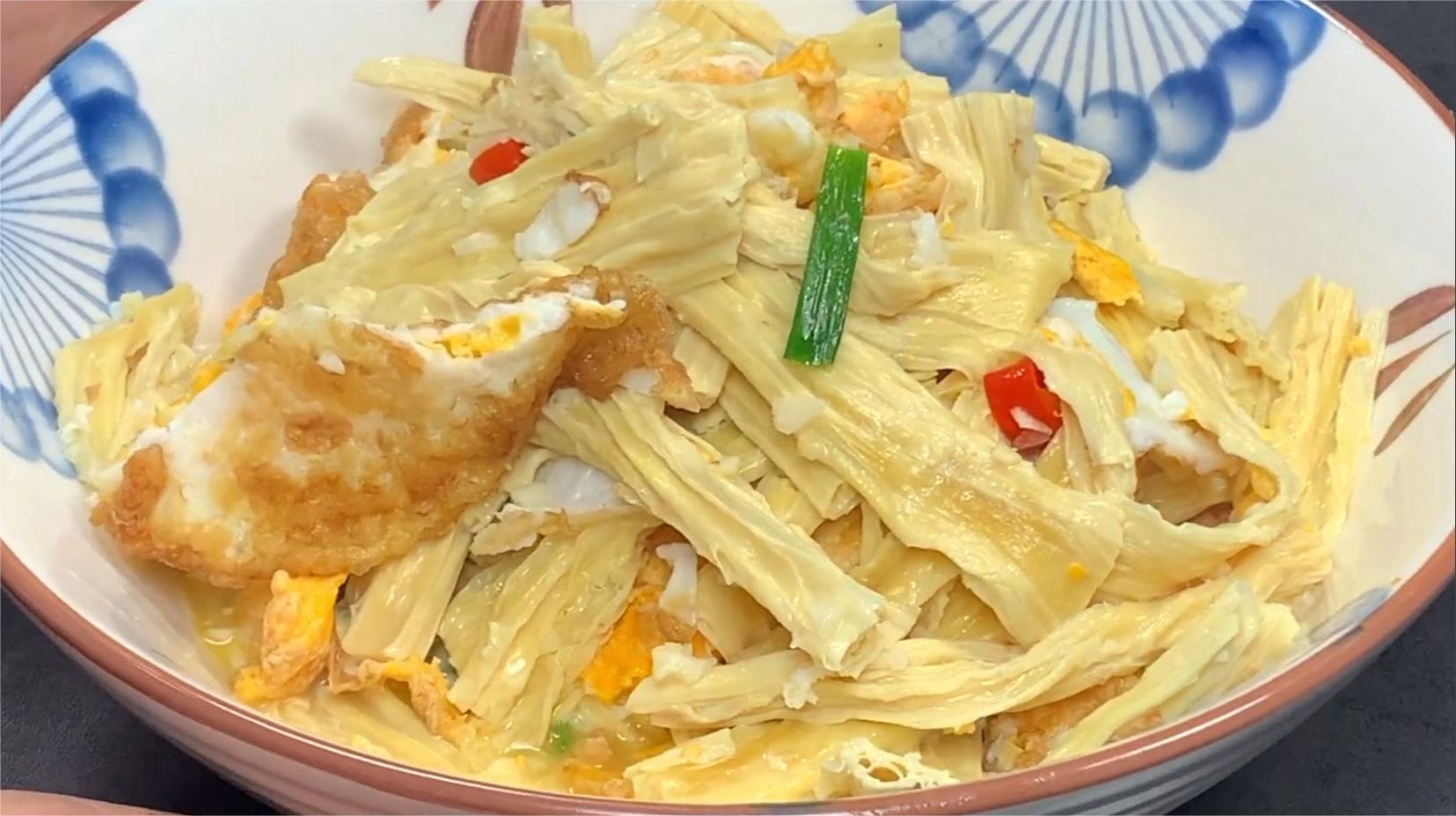 圖片[2]-【荷包蛋炒腐竹】做法步驟圖 解饞過(guò)癮超下飯-起舞食譜網(wǎng)