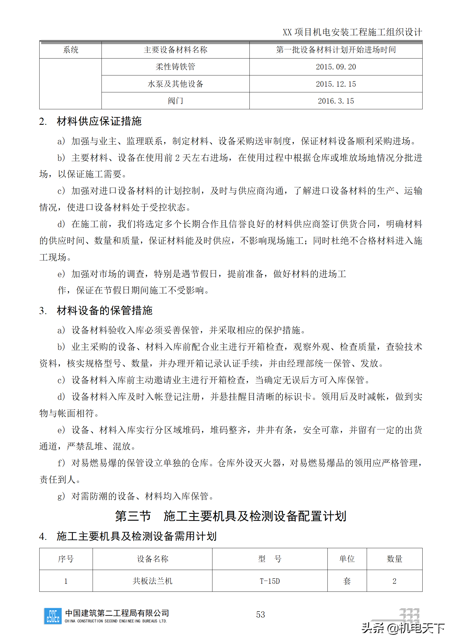 中建商业综合体机电安装工程施工组织设计word版 282页可下载