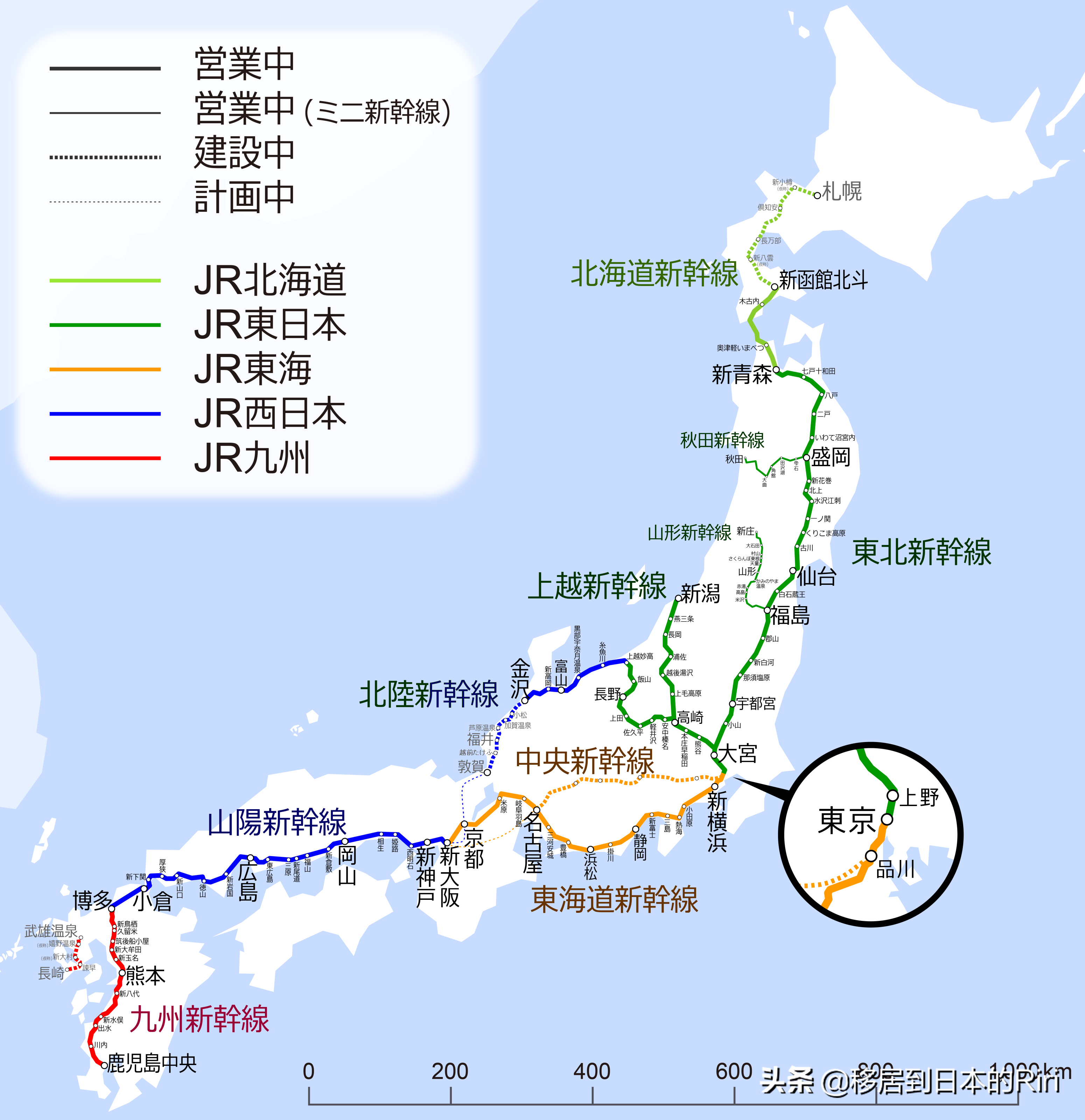 日本 新干线 搭乘攻略 （JR北海道篇）