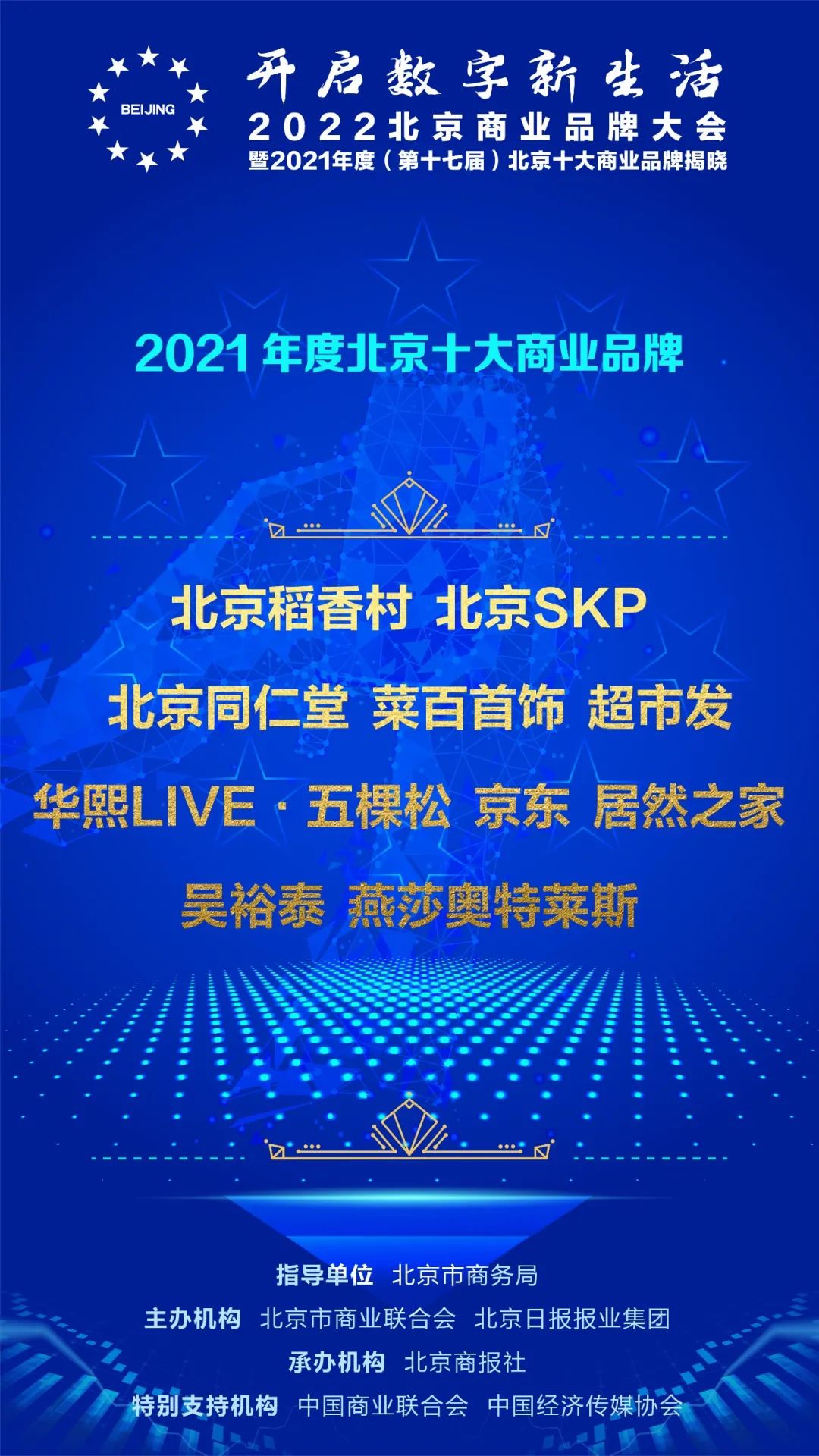 2021年度北京十大商业品牌花落谁家？重磅揭晓