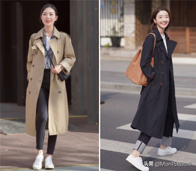小個子答應我，穿風衣時盡量少配高跟鞋！顯矮又拖沓，試試這三種