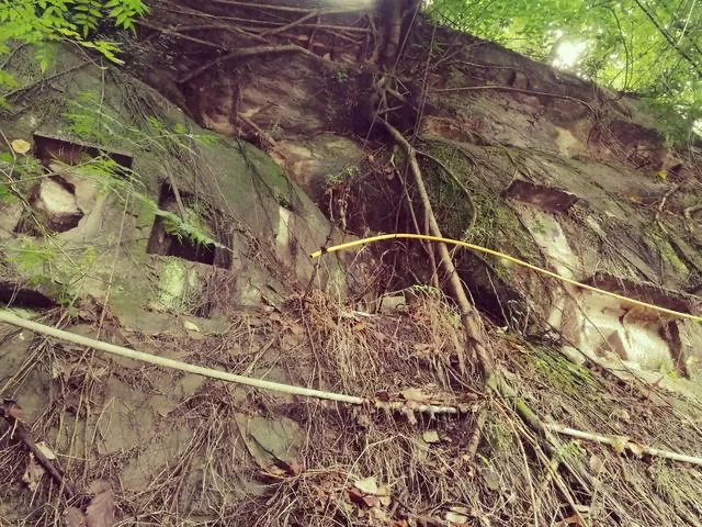 重庆沙滨路上的悬空道观后，藏着神秘岩葬群和荒废的豪宅