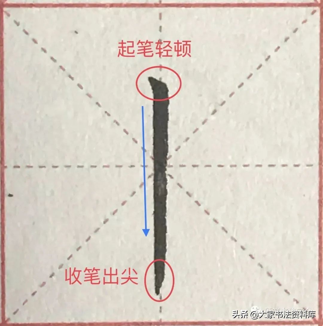 干货：深度解析36个基本笔画的写法 | 超清大图图解教程