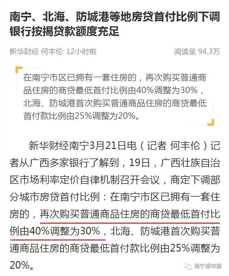 首套公积金贷款提升至80万，盘点南宁救市政策？楼市回暖还有多远