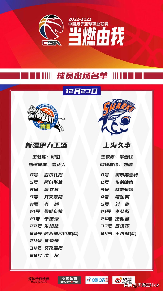 nba上海赛有哪些球员（CBA战报：9人报名8人轮换，残阵上海男篮成功复仇新疆队）