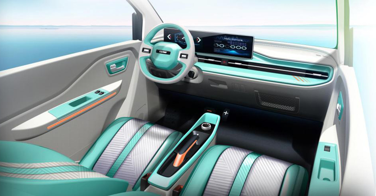 北汽制造新款代步小车曝光，外观很前卫时尚，5门4座，续航200km