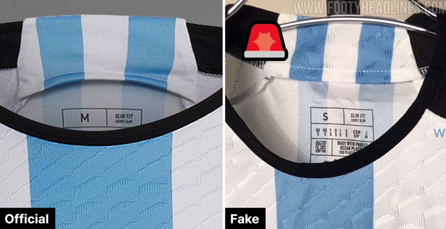 阿根廷历届球衣(世界杯就要来了，我们该如何辨别阿根廷队球衣的真假？)