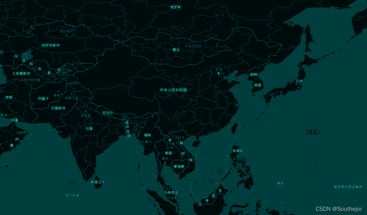 openlayers设置黑色底图，自定义修改天地图颜色