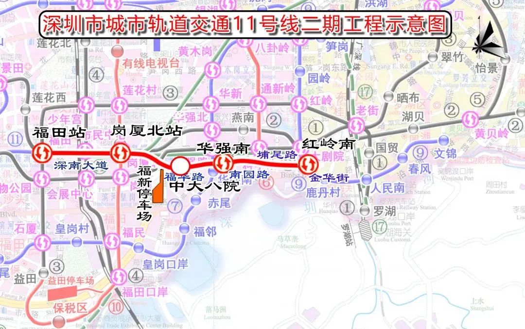 深圳地铁2023年线路图图片