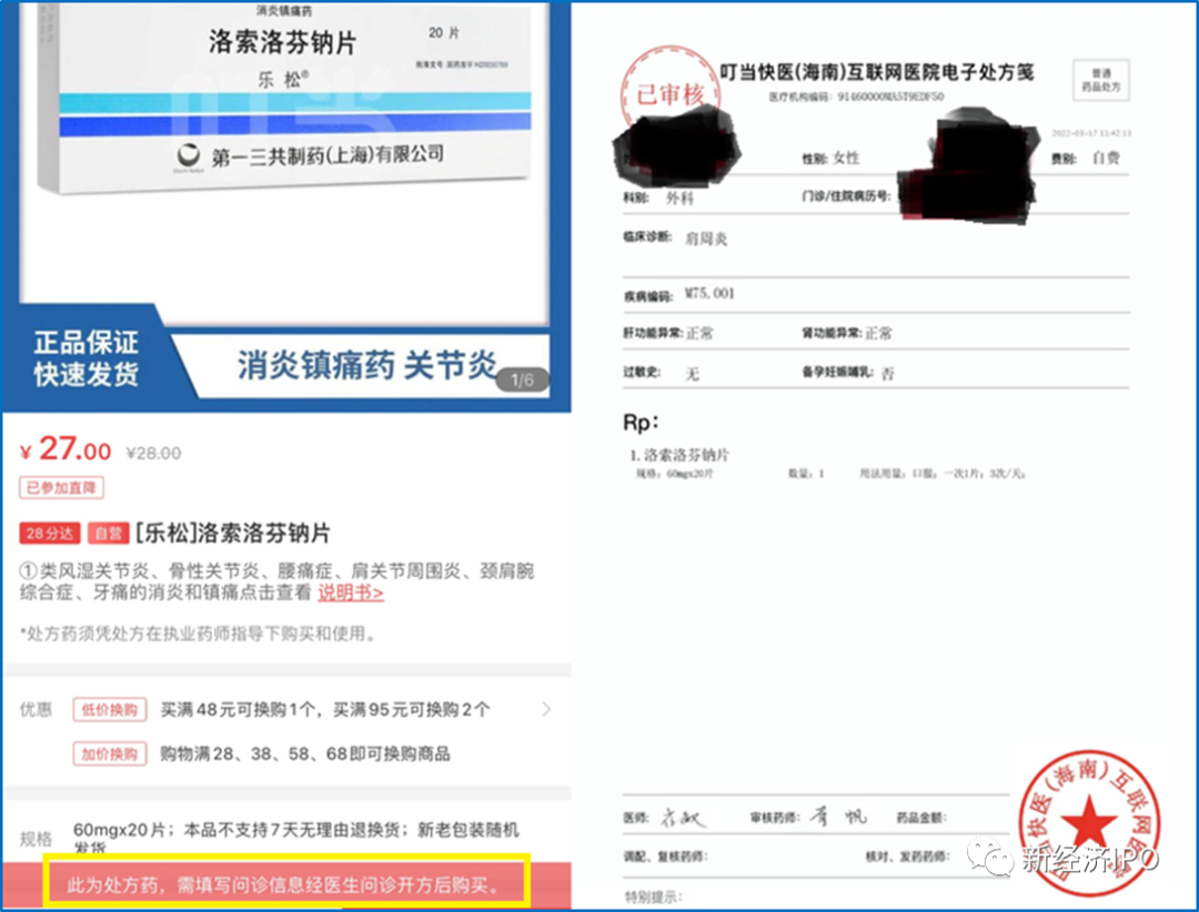 10秒开处方卖药像卖菜，一年狂收12亿，叮当健康上市会顺利吗？