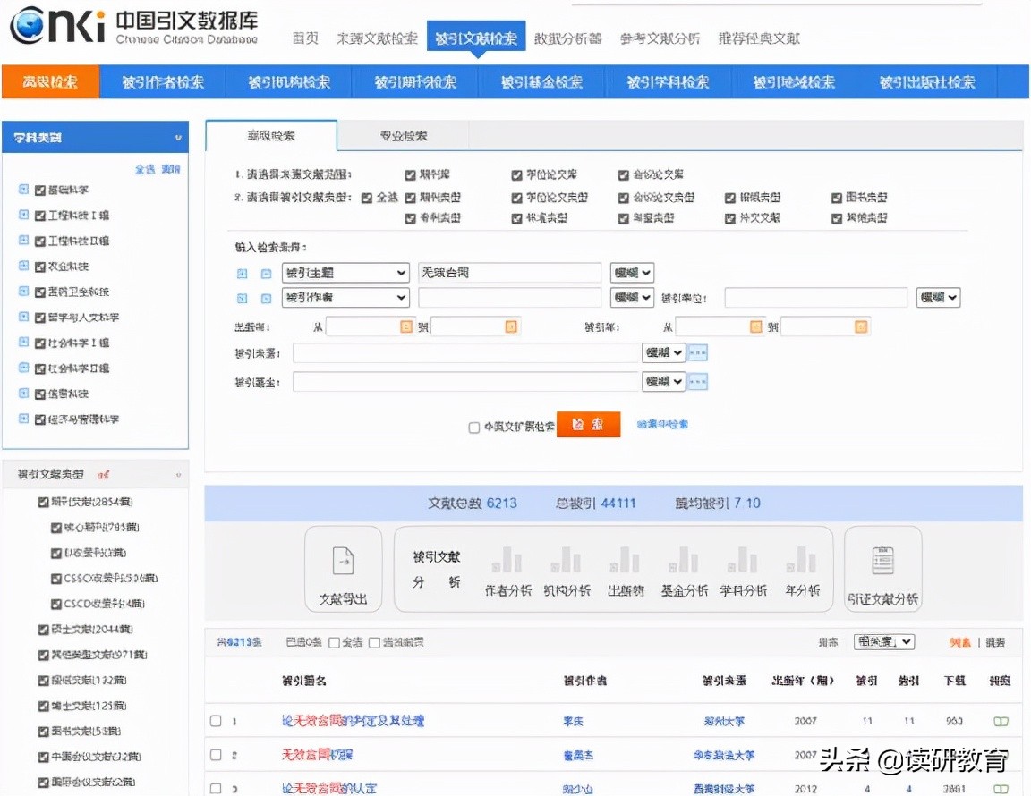 研究生碩士論文搜索文獻(xiàn)的類別有哪些？