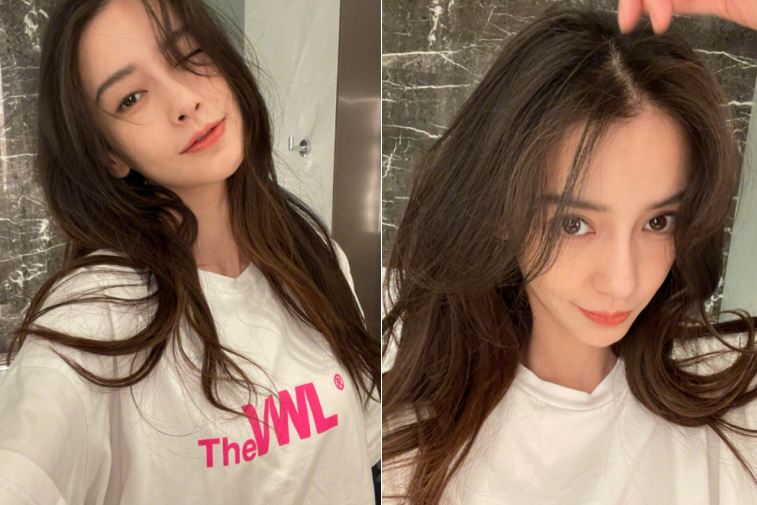 baby晒照庆33岁生日!穿短裙制服太少女,怀中大束野花焉巴巴