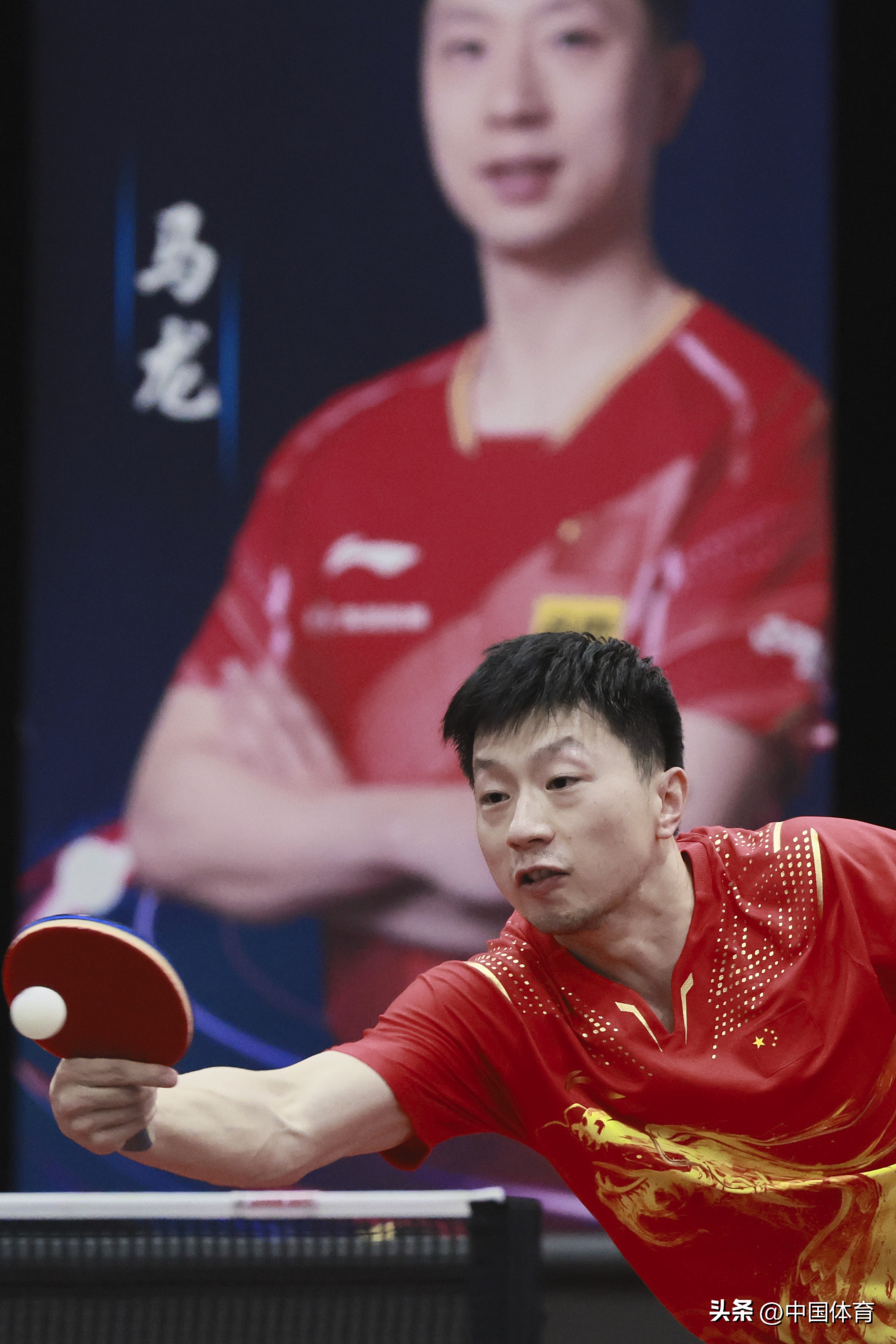 马龙男单vs梁靖昆（图集（马龙3比1战胜梁靖崑 晋级“直通赛”男单决赛）