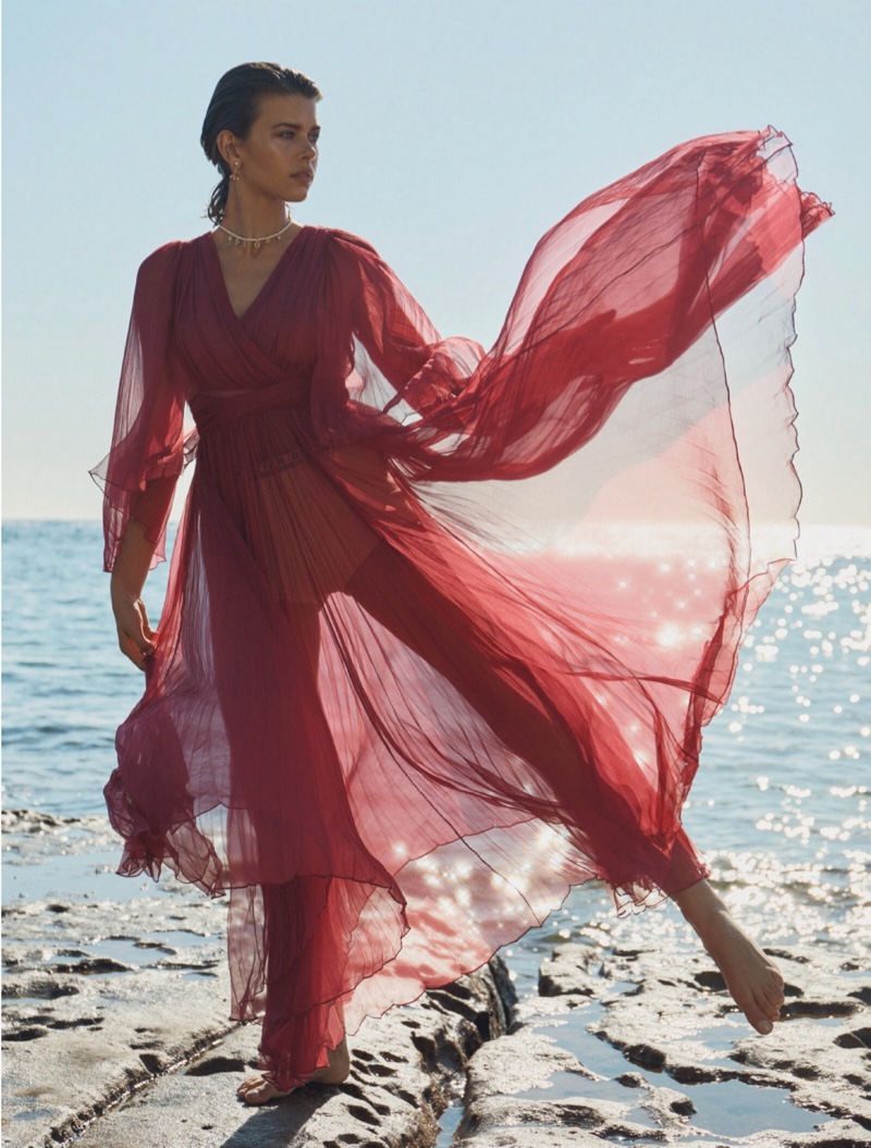 新西兰超模乔治娅‧福勒(Georgia Fowler)拍摄的时尚大片