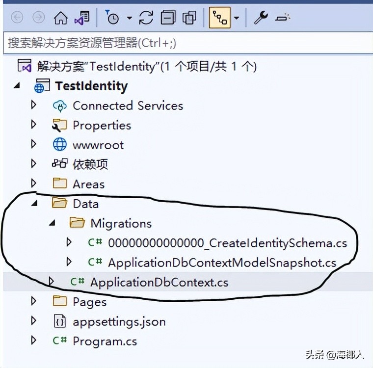 Asp.Net Core Identity 多數據庫支持