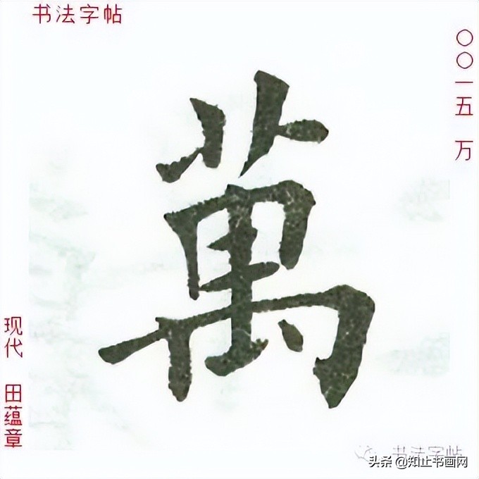 田蕴章书法作品欣赏-自题日展画集