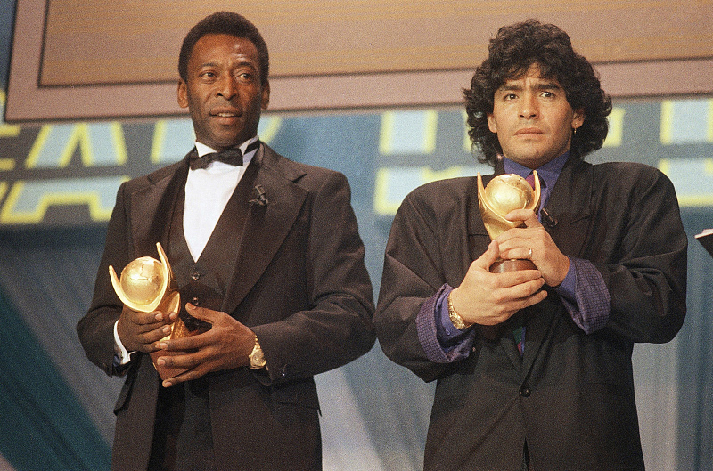1986世界杯马拉多纳（两年时间世界痛失两位“球王”，在天上重逢的他们，只能用“伟大”来形容）