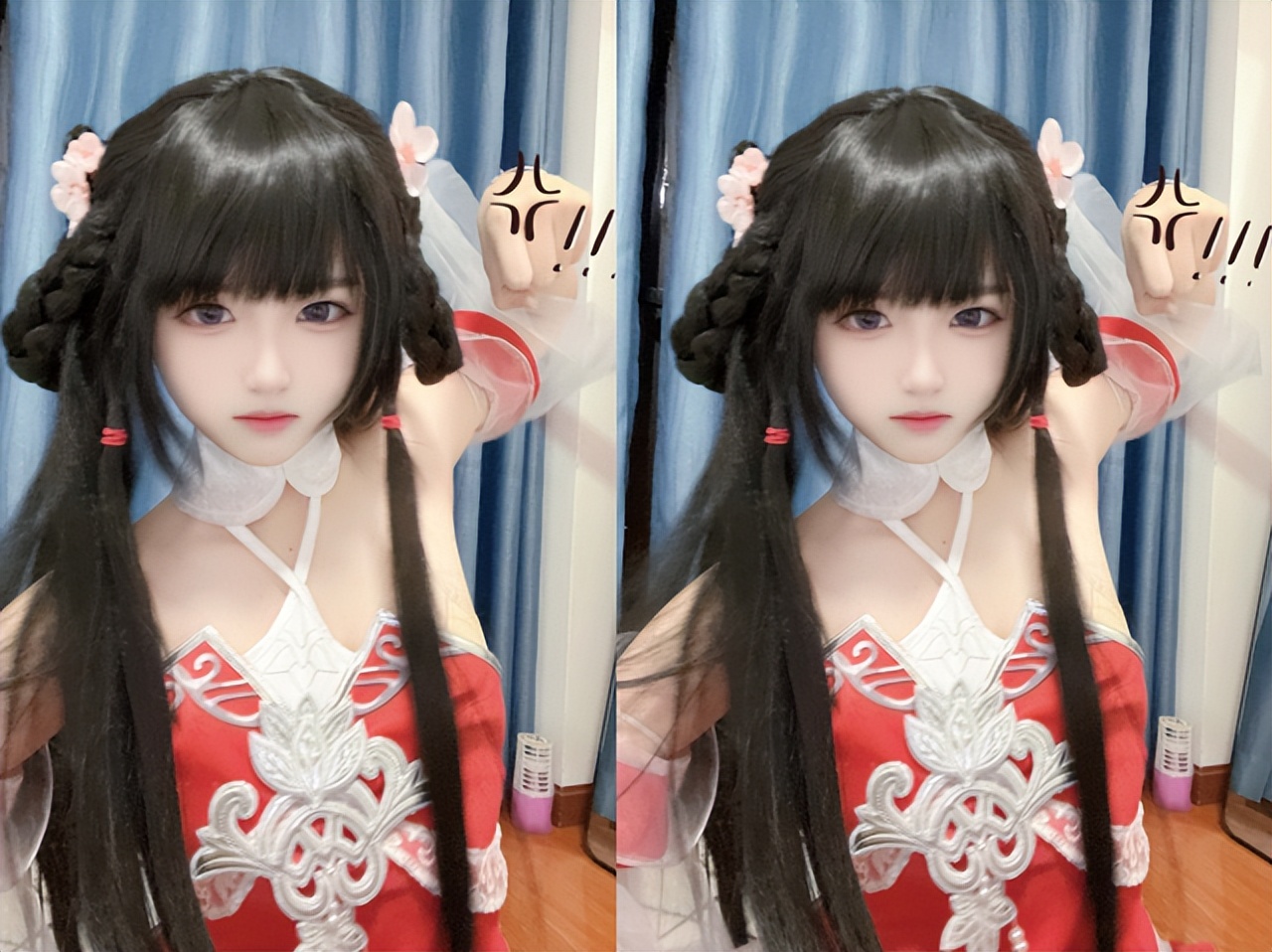 小美女COS《完美世界》火灵儿堪称一比一还原-哪边嗨