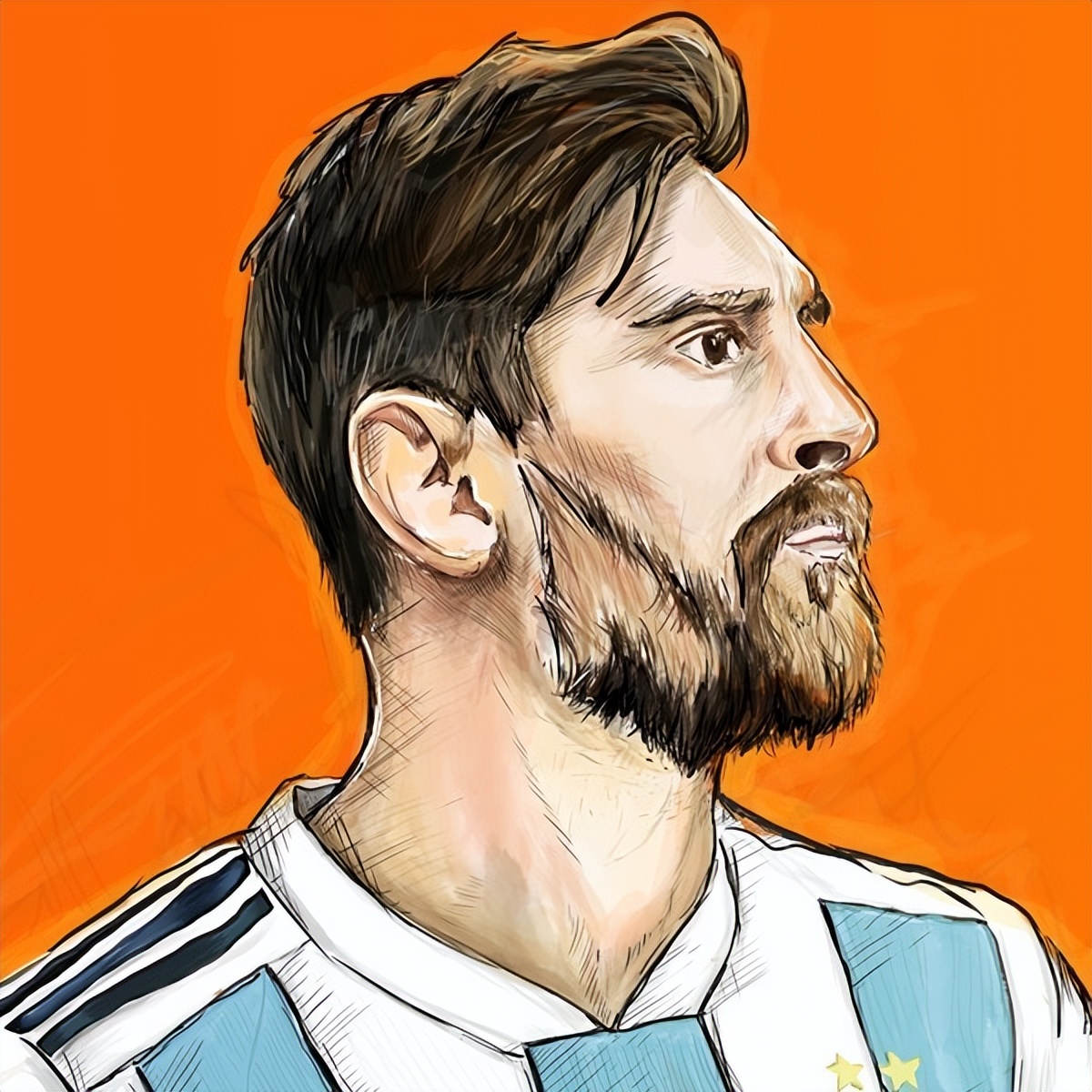 梅西世界杯情头（世界杯 - 梅西头像）