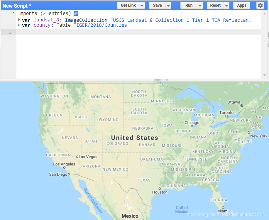 Google Earth Engine谷歌地球引擎GEE栅格图层可视化代码的嵌入操作