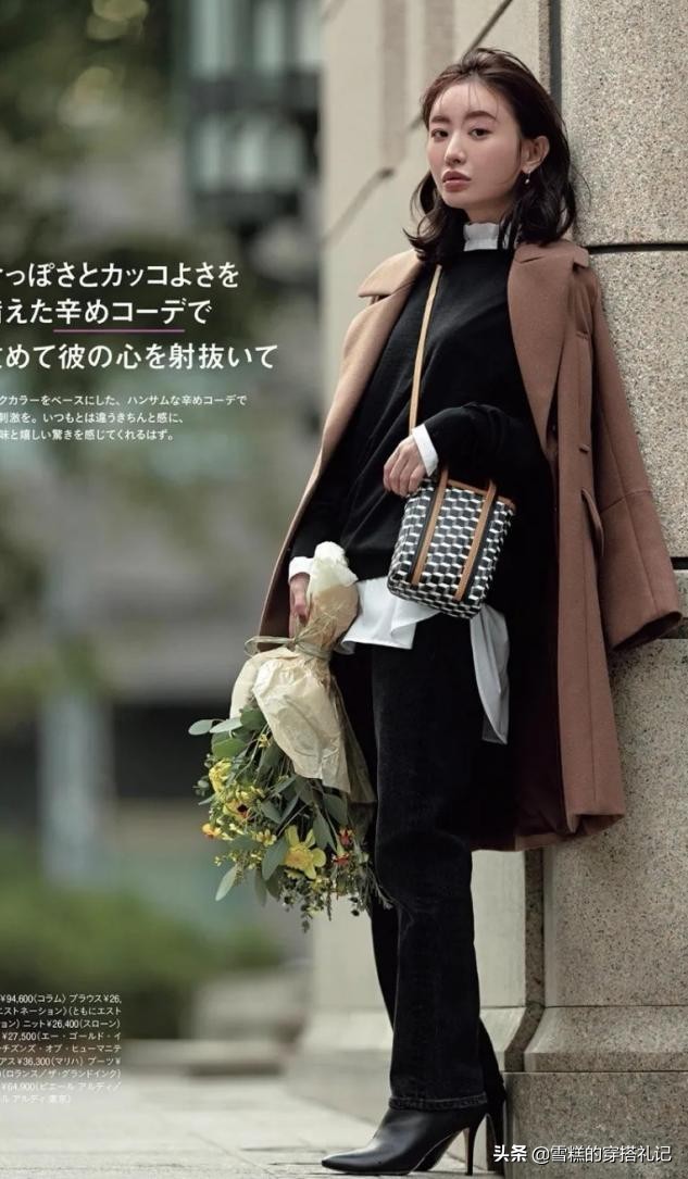 女人过了45岁，穿大衣“宜长不宜短”，显高显瘦不说，还更高级