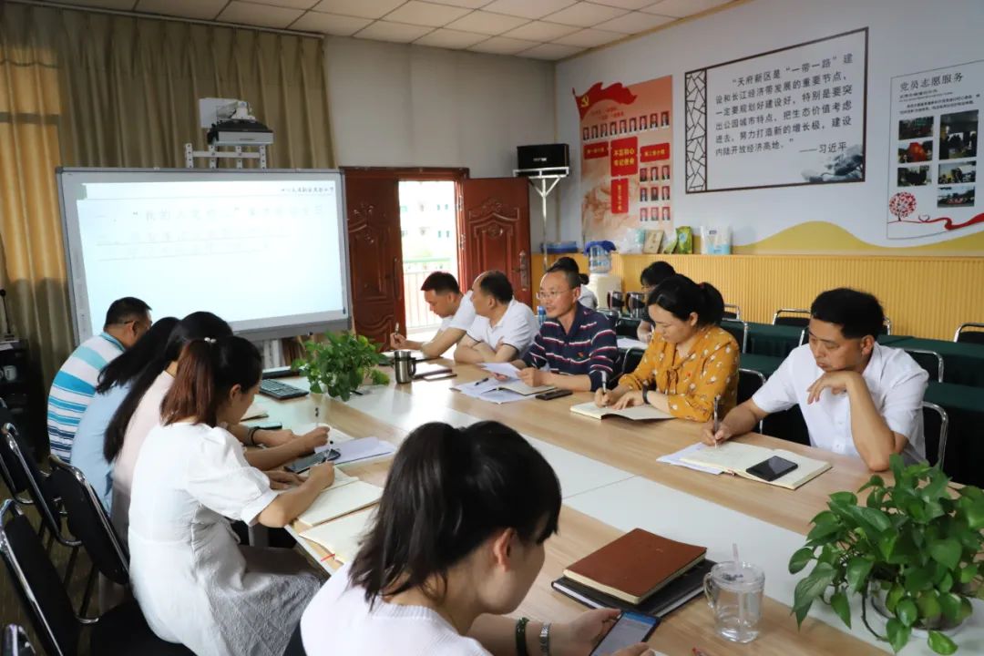 四川天府新区煎茶小学党支部开展党史学习教育主题党日活动