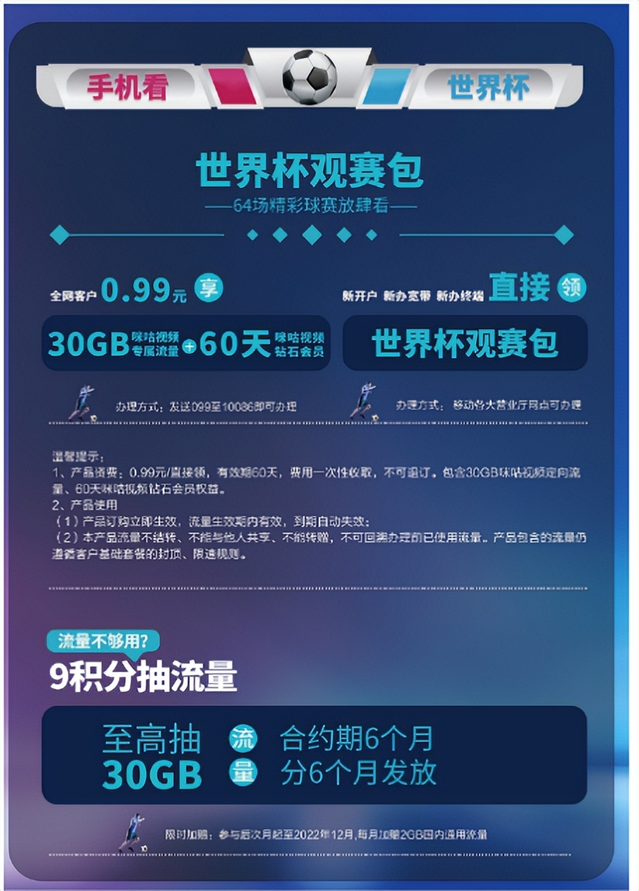 优酷世界杯专属流量（云南移动邀你共探5G+世界杯 多重好礼让球迷燃激情不燃流量）