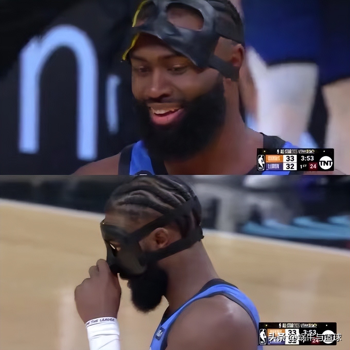 为什么nba带面具（詹姆斯戴黑色面具被禁止，为何布朗可以佩戴，难道是NBA双标？）