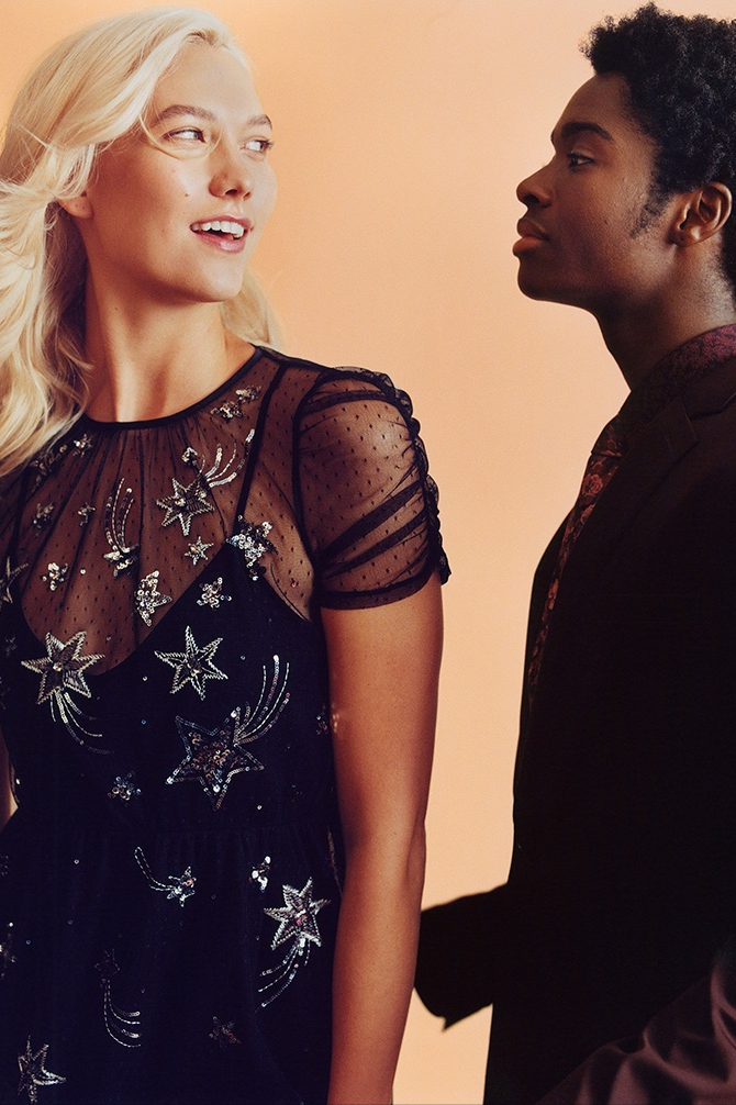 超模卡莉·克劳斯 (Karlie Kloss) 出演的时尚大片