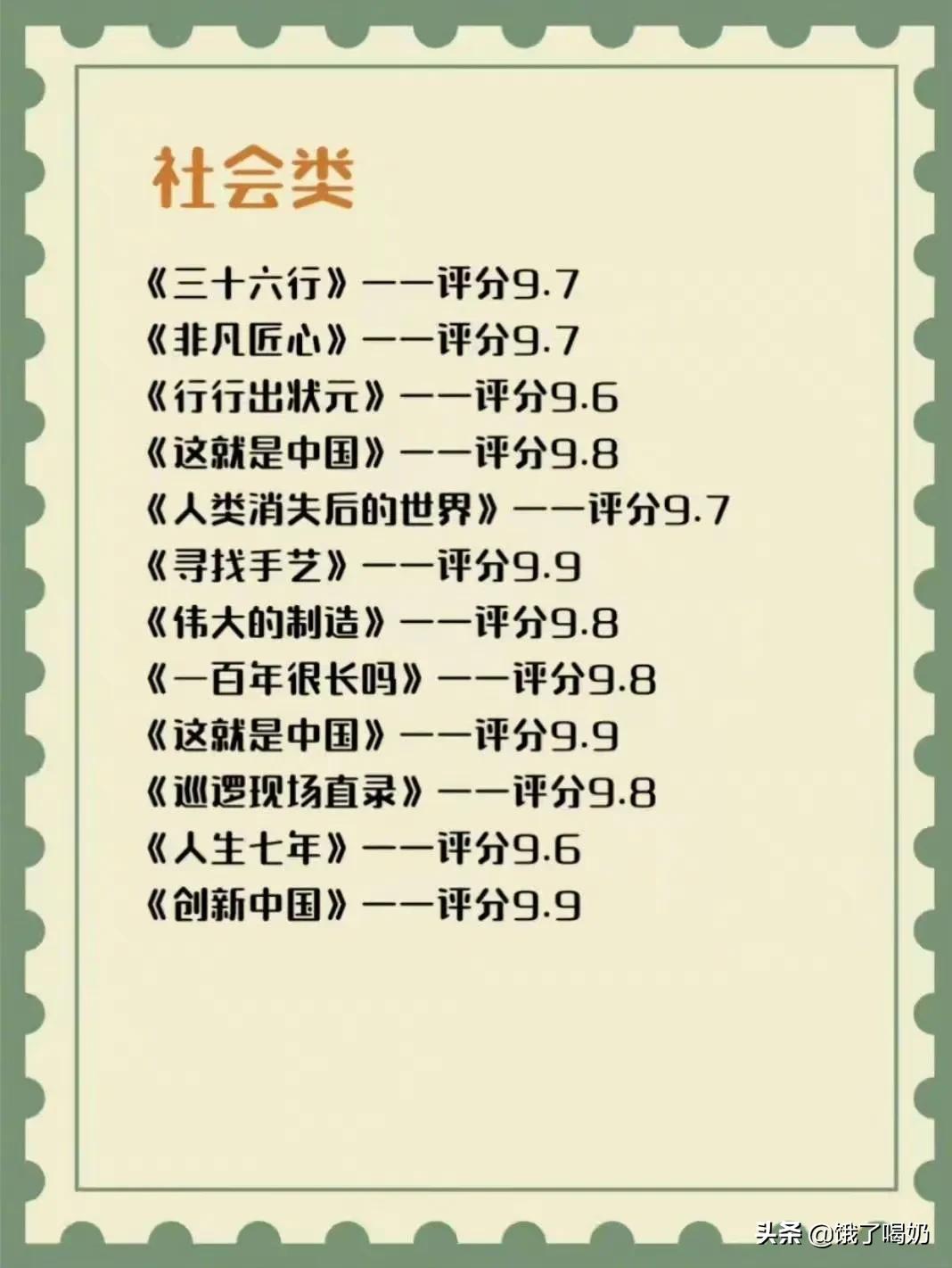 78部值得刷的纪录片