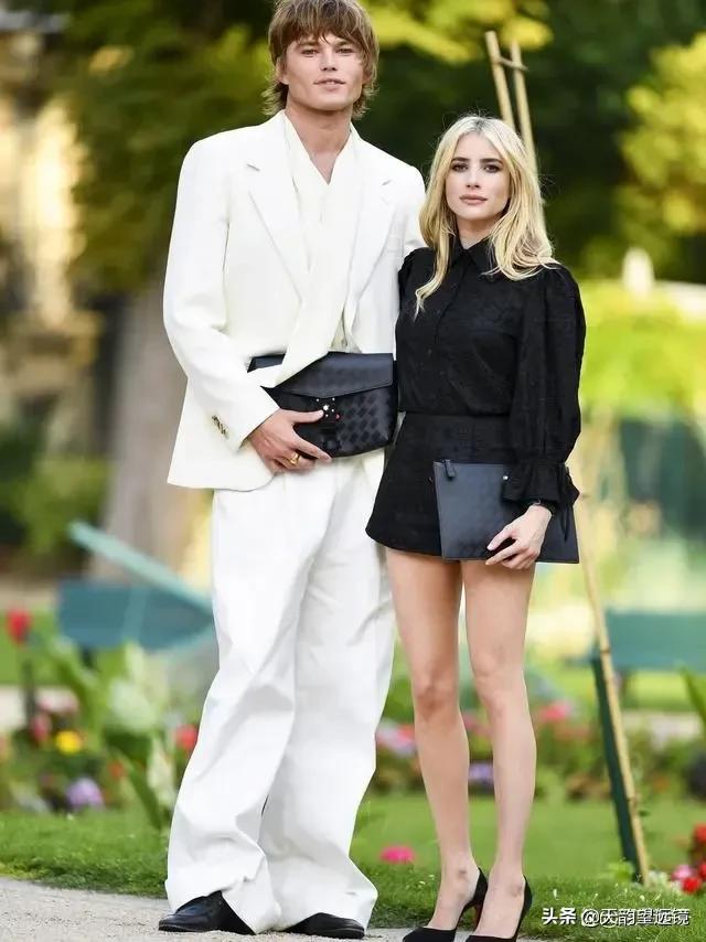 艾玛•罗伯茨，西装外套图集，小个子拍出大长腿