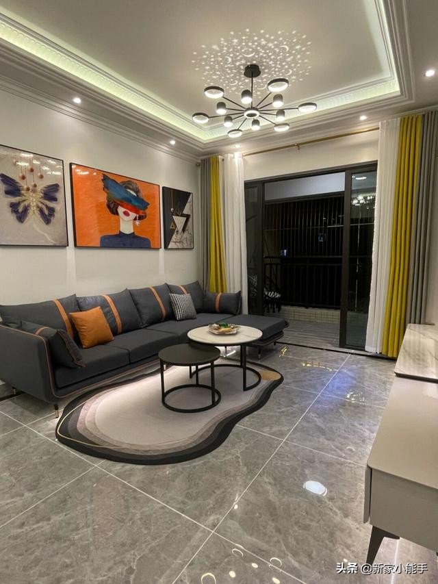 看他家新房，装修效果很漂亮，全屋干干净净很舒服，太羡慕啦