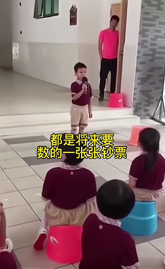 幼儿园小朋友励志演讲走红网络，让人刮目相看，只因爸爸一个妙招
