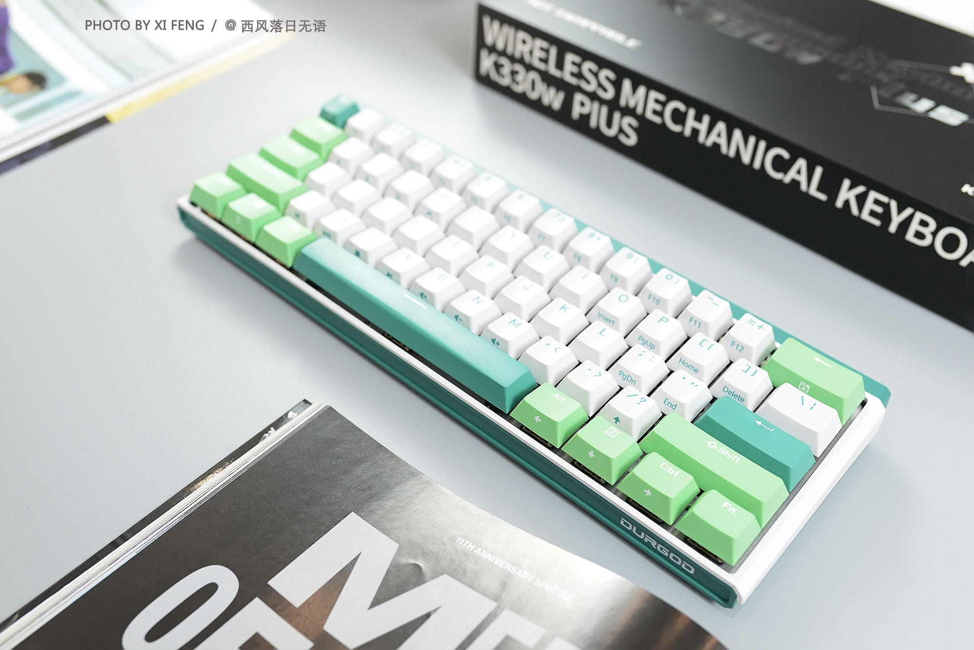 老男孩的快乐，就是这么简单：杜伽K330W Plus，客制化键盘美滋滋