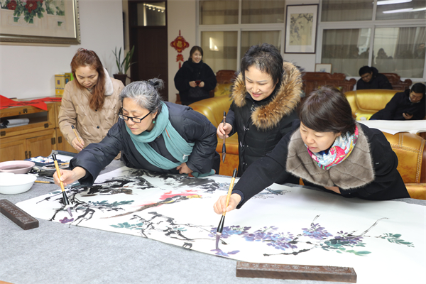 北京永萩书画艺术院“翰墨飘香迎新春”书画笔会在京举行