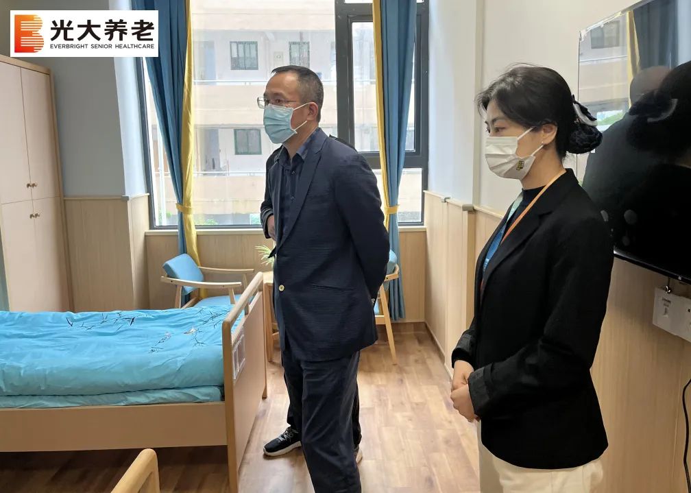 浙江省乐清市副市长陈万钦调研伟德国际1946bv官网·乐清颐养中心