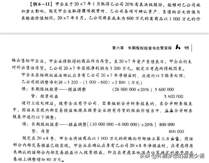 CPA《会计》教材例题（6-10章）