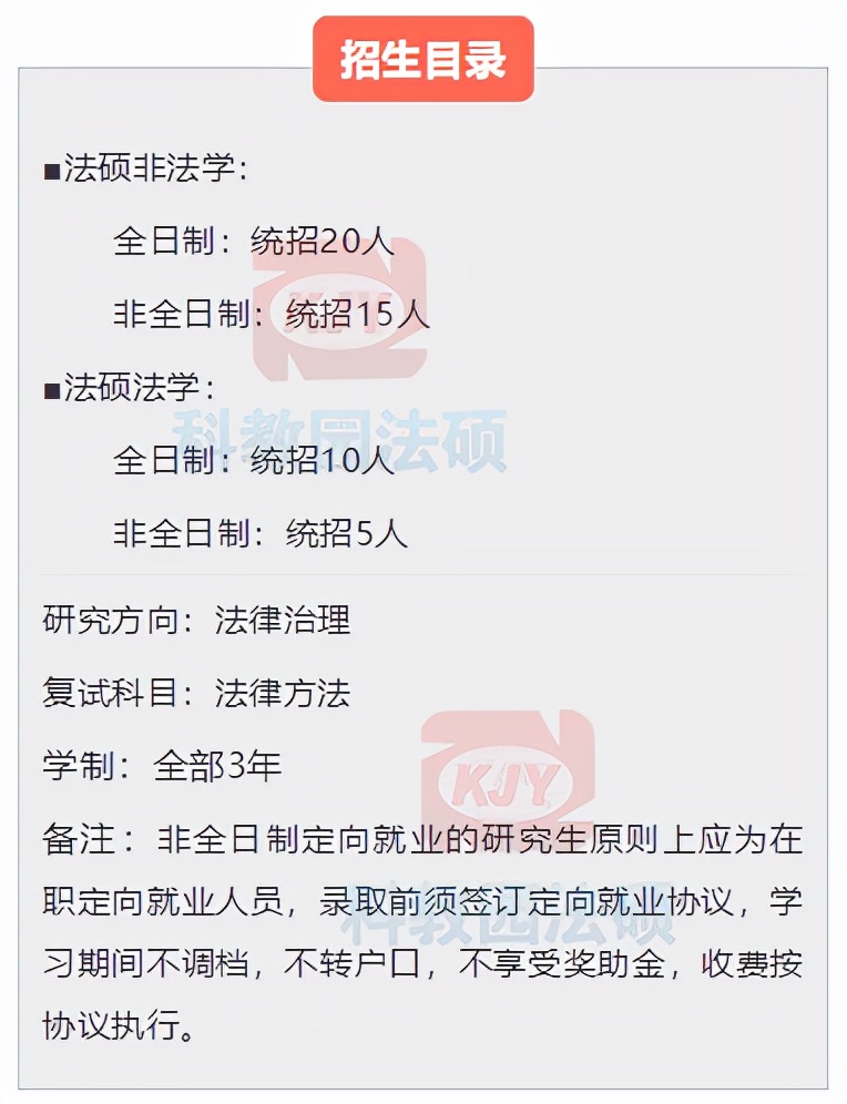 西安交通大学2022年法律硕士研究生招生目录和招生简章