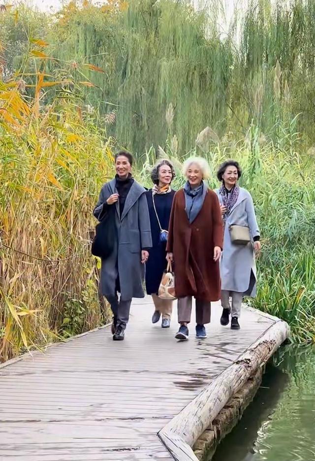 老年人穿搭就服这几位“时尚奶奶”，精致优雅大气，时髦又显年轻