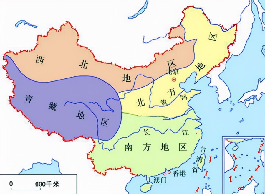 祖国的四大地理单元,你算哪里人?