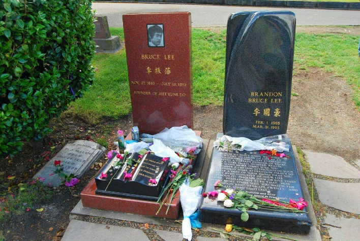 李小龙之死遗体告别图片