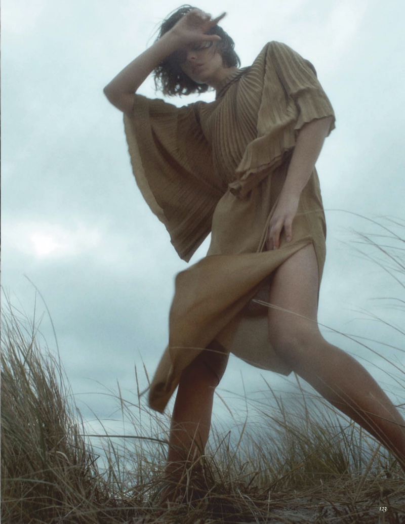 新西兰超模乔治娅‧福勒(Georgia Fowler)拍摄的时尚大片