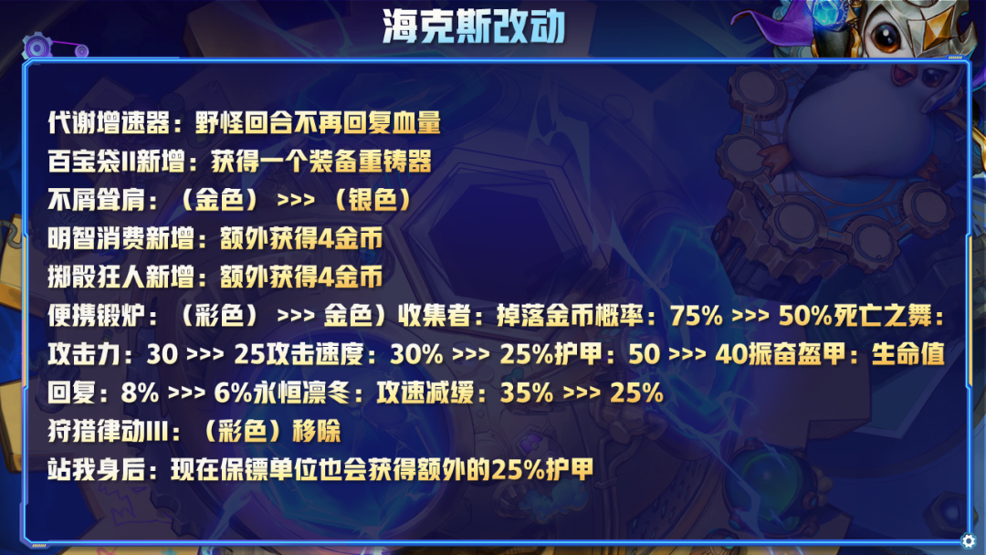 云顶12.2版本改动前瞻，圣盾发明狙神陨落，大头斗枪之弈来临